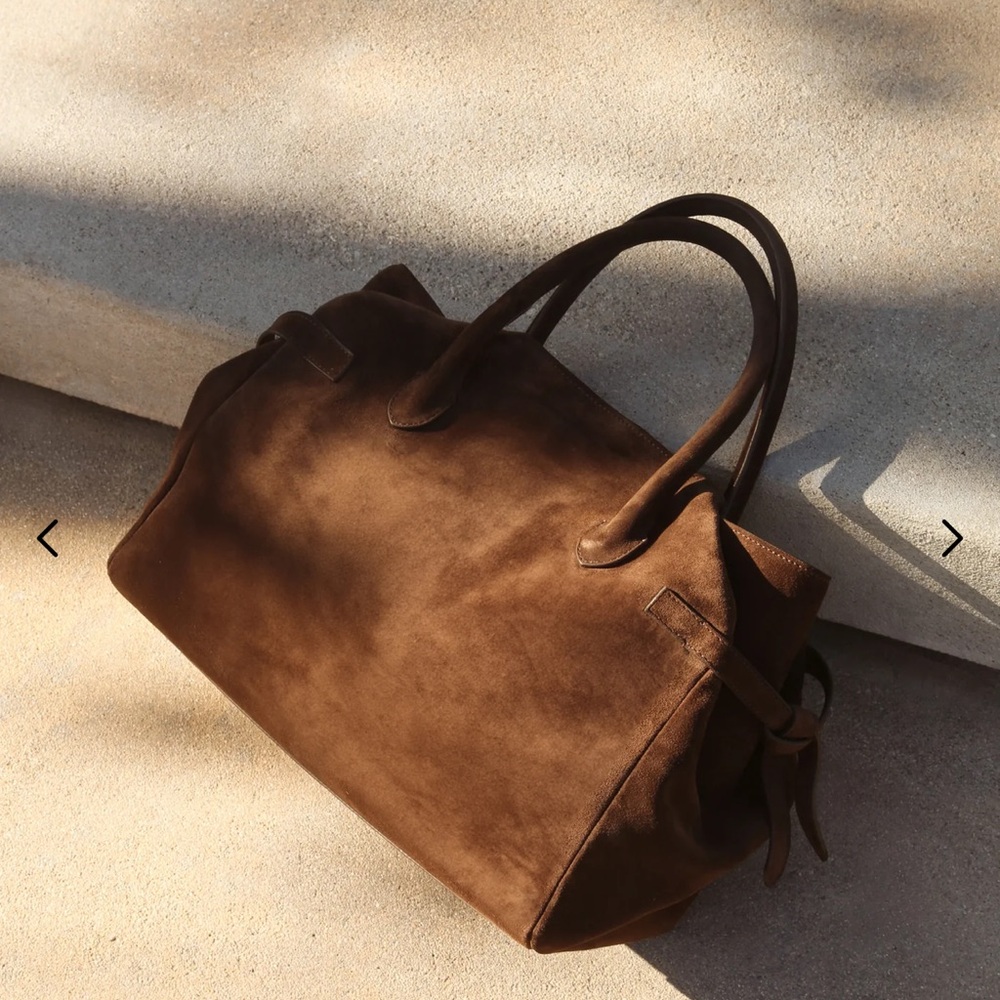COPY - Elegant Brown Suede Handbag